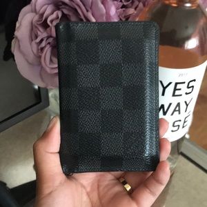 louis vuitton damier graphite pocket organizer